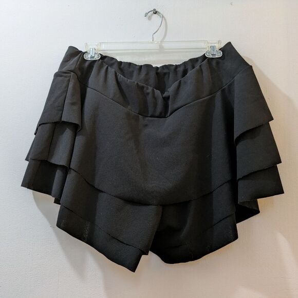 SHEIN Curve Black Skort, Elastic Waist, Women's 3X - Picture 7 of 12